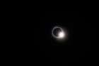 USA, Indiana, Carmel. Total solar eclipse as moon moves away from sun. Art Print